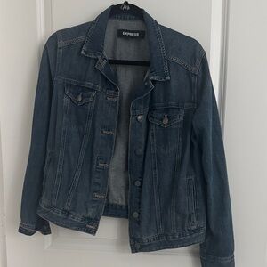 Express Dark Blue Denim Jacket